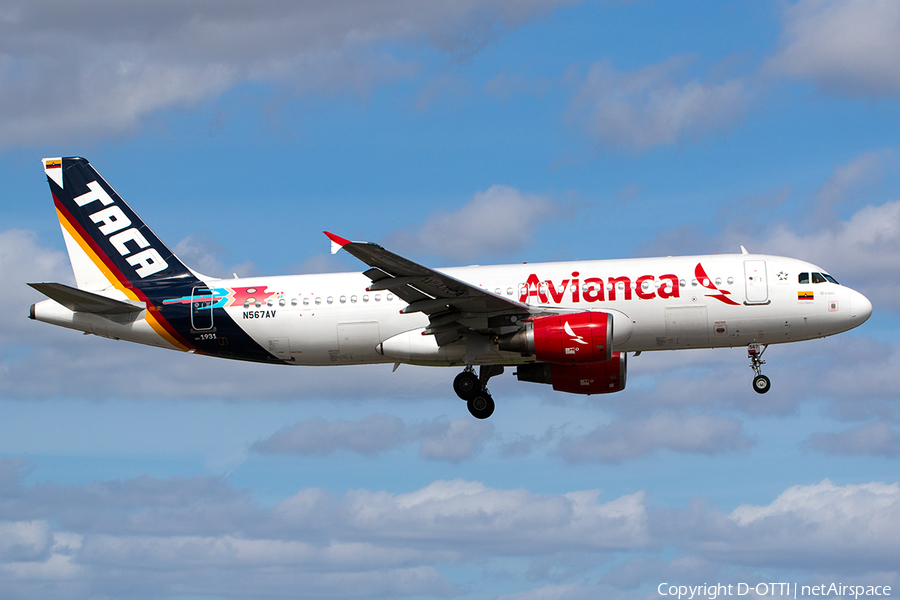 Avianca Airbus A320-214 (N567AV) | Photo 612513