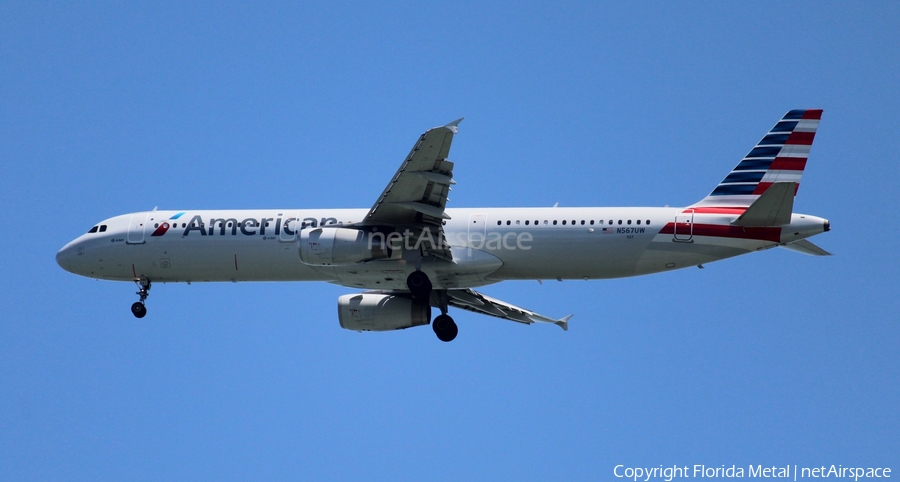 American Airlines Airbus A321-231 (N567UW) | Photo 590503