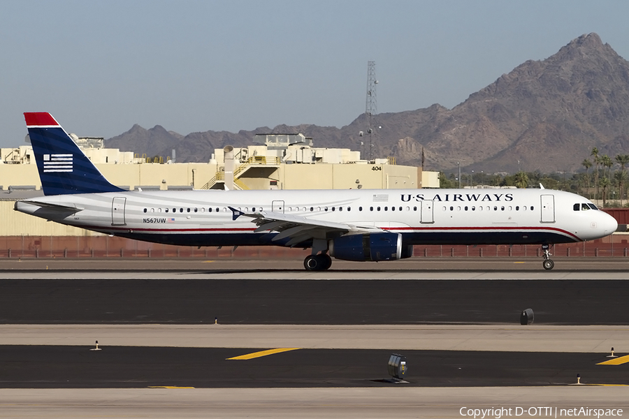 US Airways Airbus A321-231 (N567UW) | Photo 461543