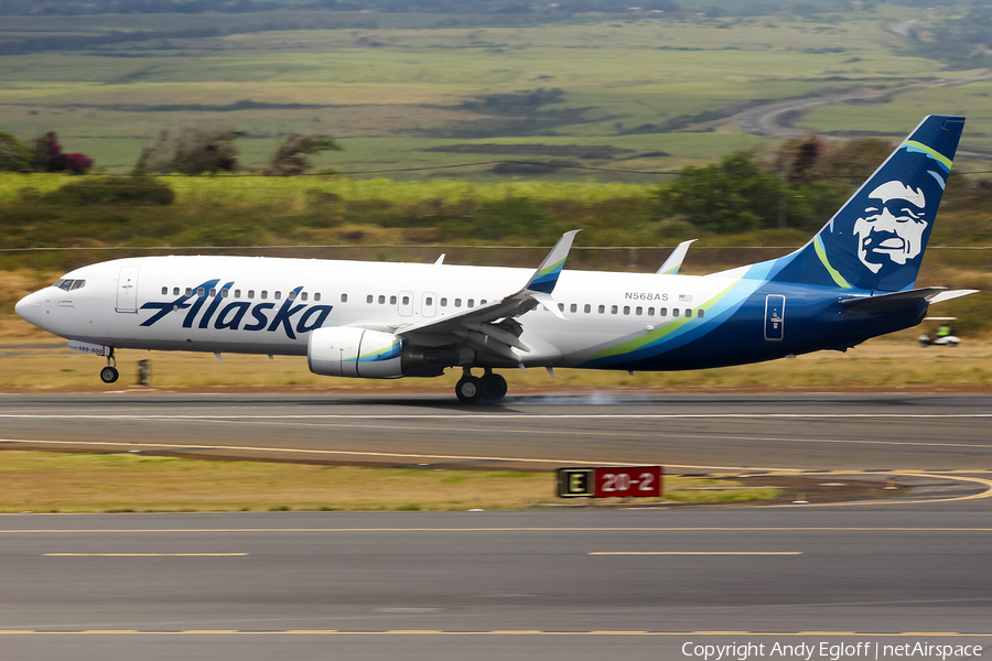 Alaska Airlines Boeing 737-890 (N568AS) | Photo 436405