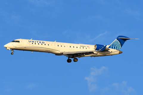 United Express (GoJet Airlines) Bombardier CRJ-550 (N568GJ) at  New York - LaGuardia, United States