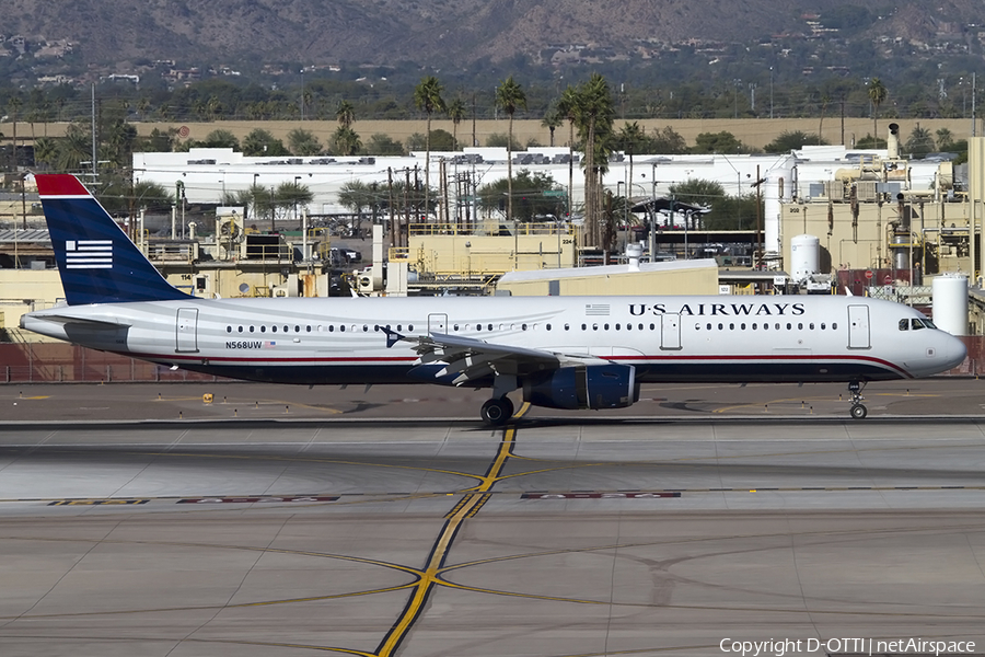 US Airways Airbus A321-231 (N568UW) | Photo 462442