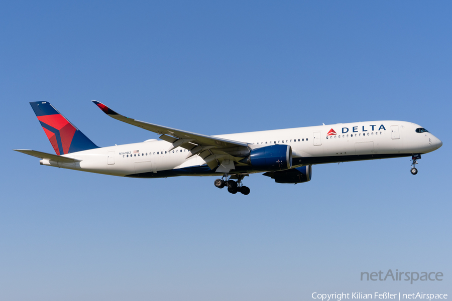 Delta Air Lines Airbus A350-941 (N569DZ) | Photo 673998
