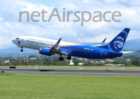 Alaska Airlines Boeing 737-890 (N570AS) at  San Jose - Juan Santamaria International, Costa Rica