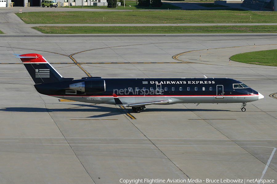 US Airways Express (Mesa Airlines) Bombardier CRJ-200LR (N570ML) | Photo 150943