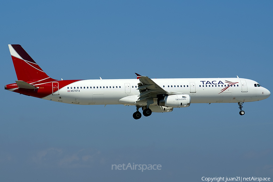 TACA International Airlines Airbus A321-231 (N570TA) | Photo 70268