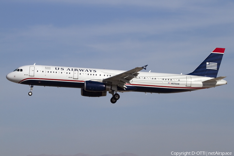 US Airways Airbus A321-231 (N570UW) | Photo 425411