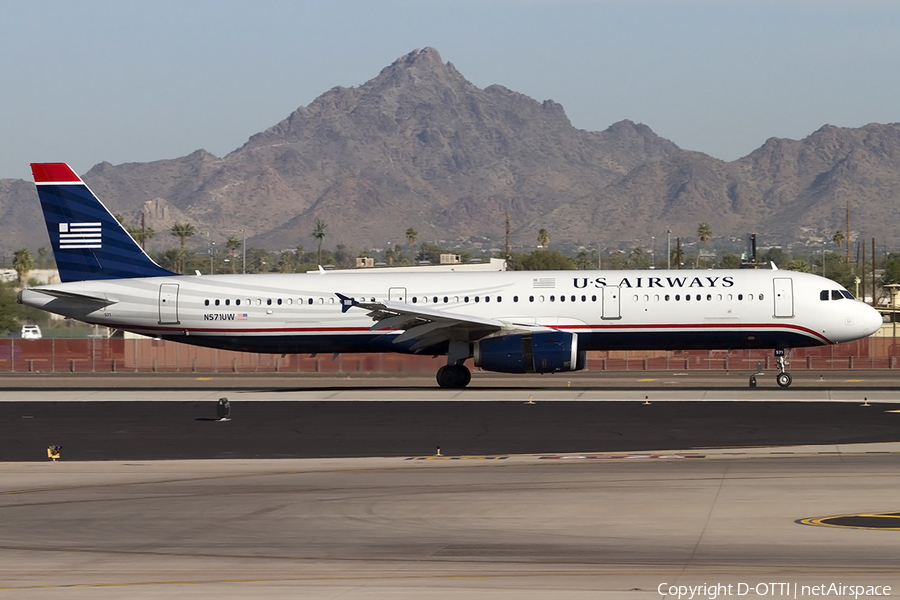 US Airways Airbus A321-231 (N571UW) | Photo 461536