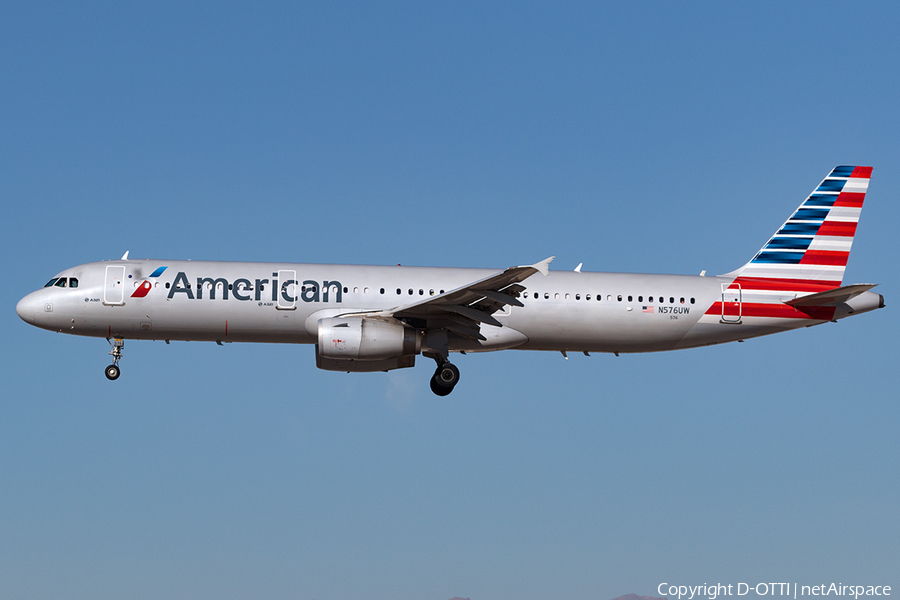 American Airlines Airbus A321-231 (N576UW) | Photo 141670