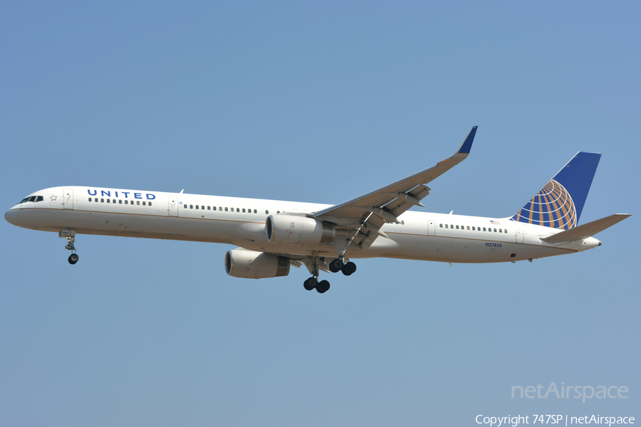 United Airlines Boeing 757-324 (N57855) | Photo 100300