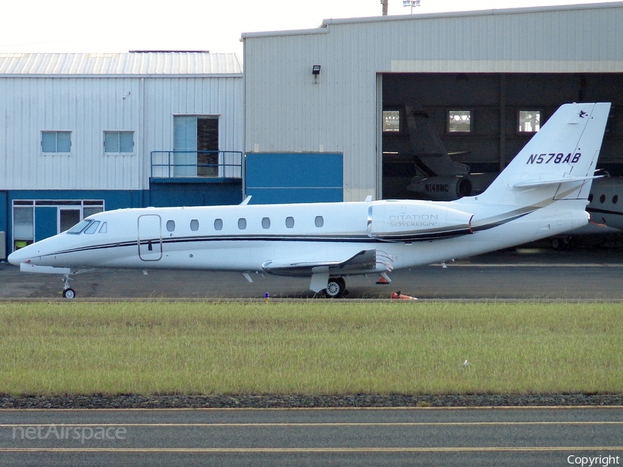 (Private) Cessna 680 Citation Sovereign+ (N578AB) | Photo 94011