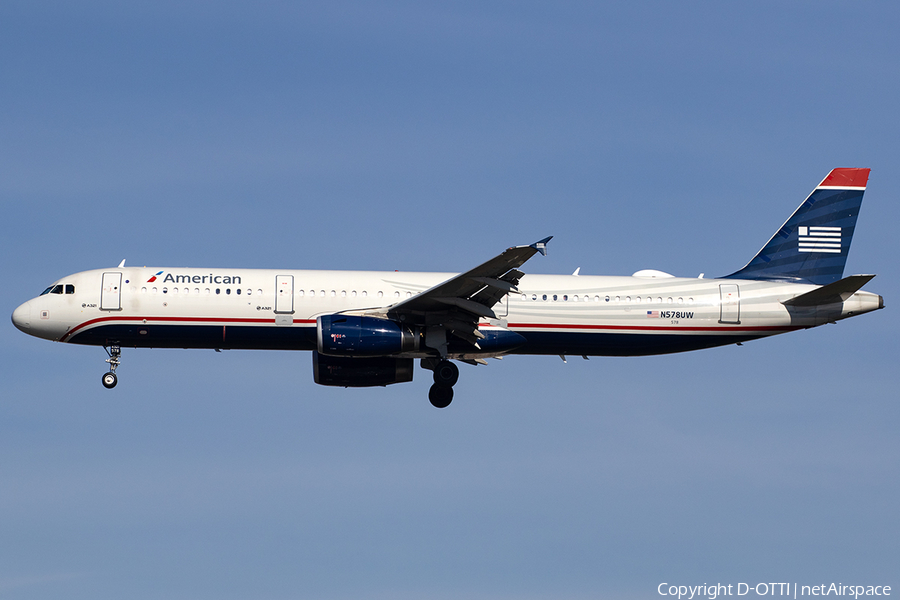 American Airlines Airbus A321-231 (N578UW) | Photo 560334
