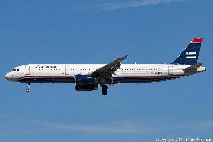 American Airlines Airbus A321-231 (N578UW) | Photo 182604