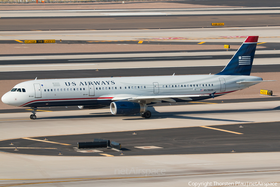 US Airways Airbus A321-231 (N578UW) | Photo 88882