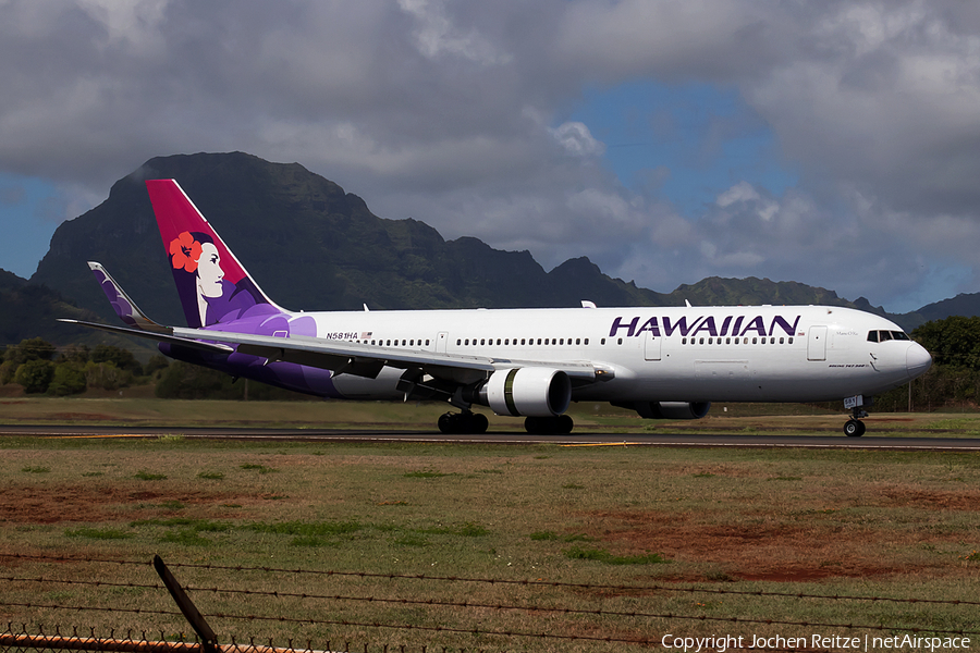 Hawaiian Airlines Boeing 767-33A(ER) (N581HA) | Photo 186453
