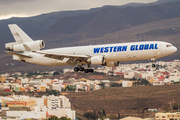 Western Global Airlines McDonnell Douglas MD-11F (N581JN) at  Gran Canaria, Spain