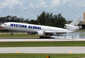 Western Global Airlines McDonnell Douglas MD-11F (N581JN) at  Miami - International, United States