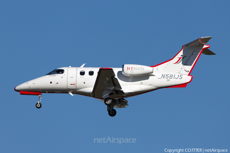 JetSuite Embraer EMB-500 Phenom 100 (N581JS) | Photo 18569