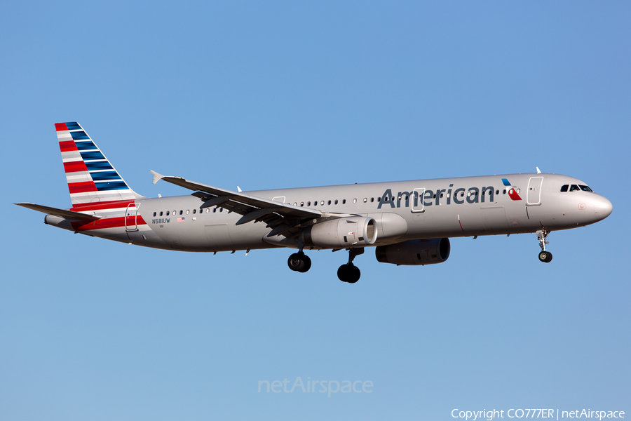 American Airlines Airbus A321-231 (N581UW) | Photo 146586