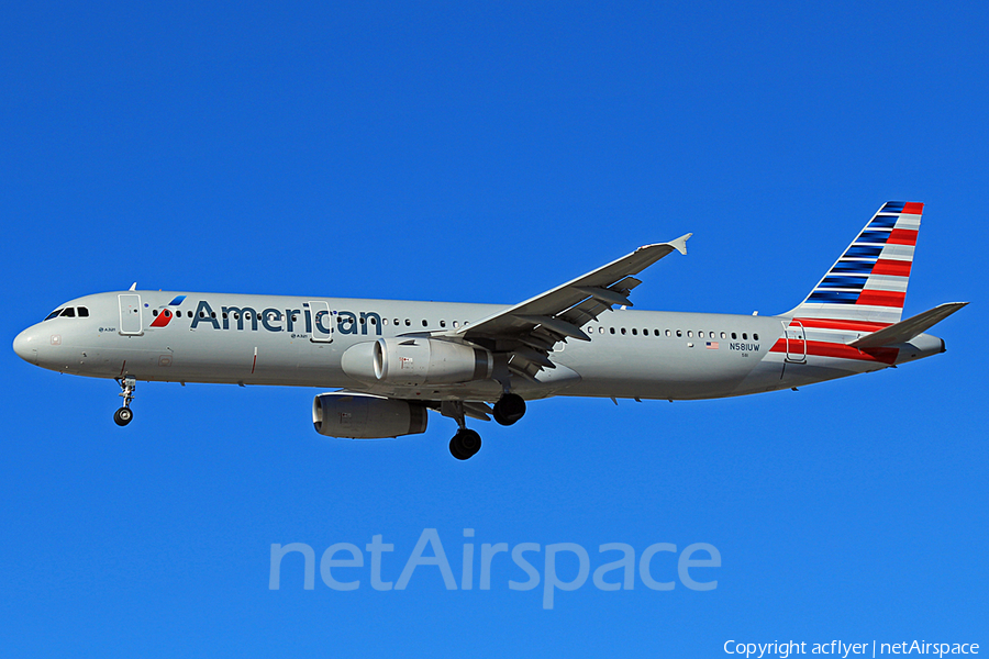 American Airlines Airbus A321-231 (N581UW) | Photo 171635