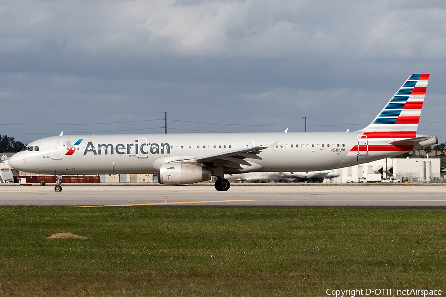 American Airlines Airbus A321-231 (N581UW) | Photo 138386