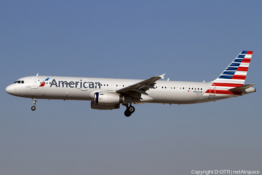 American Airlines Airbus A321-231 (N582UW) | Photo 463155