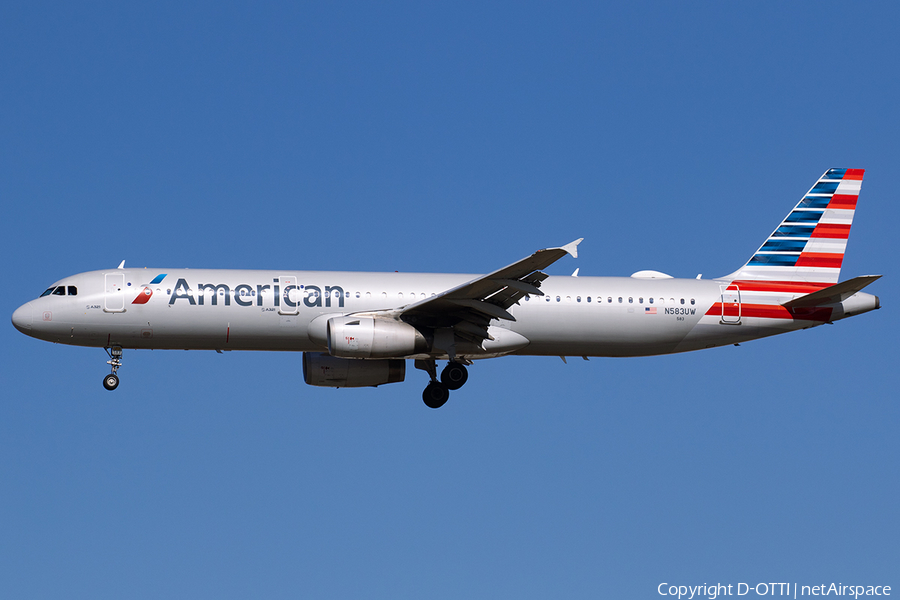 American Airlines Airbus A321-231 (N583UW) | Photo 538805