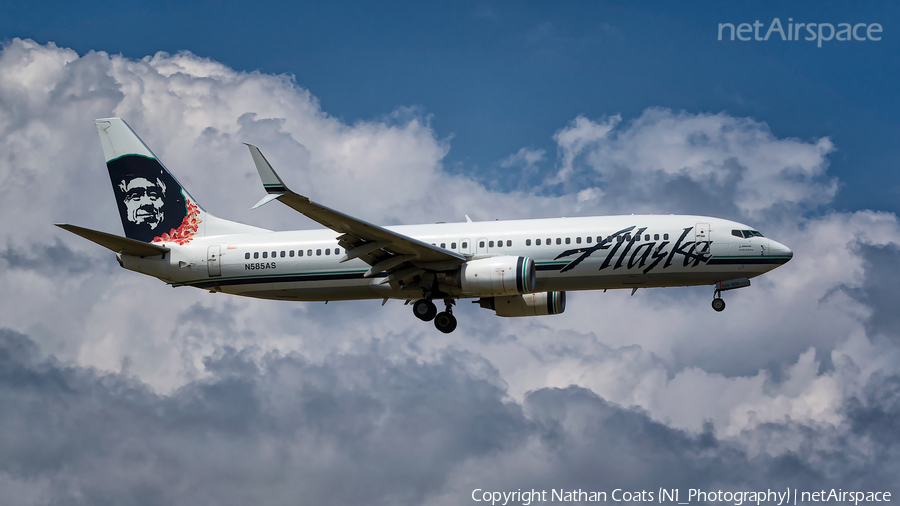 Alaska Airlines Boeing 737-890 (N585AS) | Photo 126535