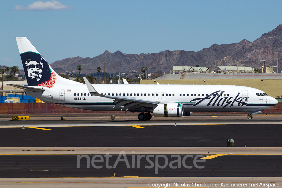 Alaska Airlines Boeing 737-890 (N585AS) | Photo 124063