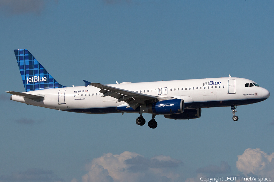 JetBlue Airways Airbus A320-232 (N585JB) | Photo 234033