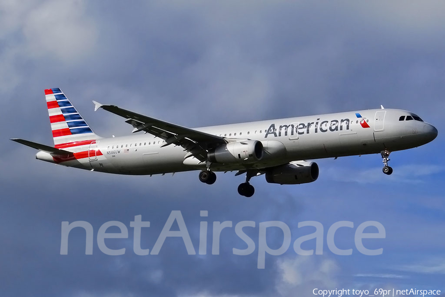 American Airlines Airbus A321-231 (N586UW) | Photo 68569
