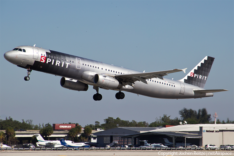 Spirit Airlines Airbus A321-231 (N587NK) | Photo 38761