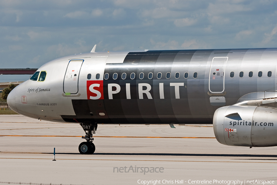 Spirit Airlines Airbus A321-231 (N587NK) | Photo 8597
