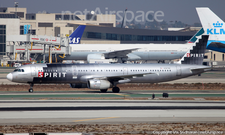 Spirit Airlines Airbus A321-231 (N587NK) | Photo 128307