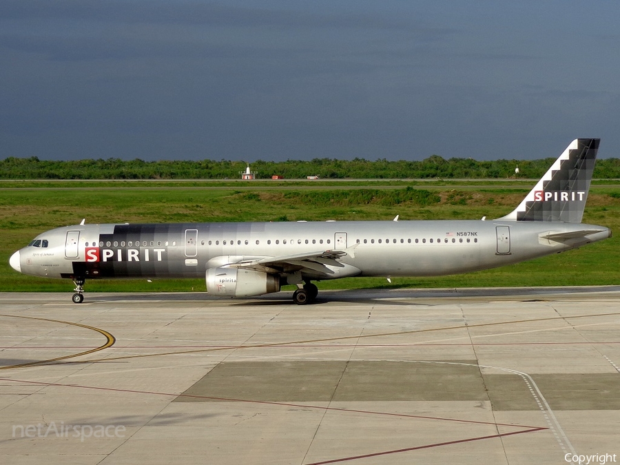 Spirit Airlines Airbus A321-231 (N587NK) | Photo 107062