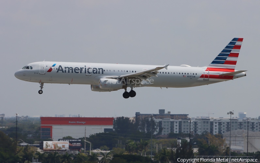 American Airlines Airbus A321-231 (N587UW) | Photo 626092