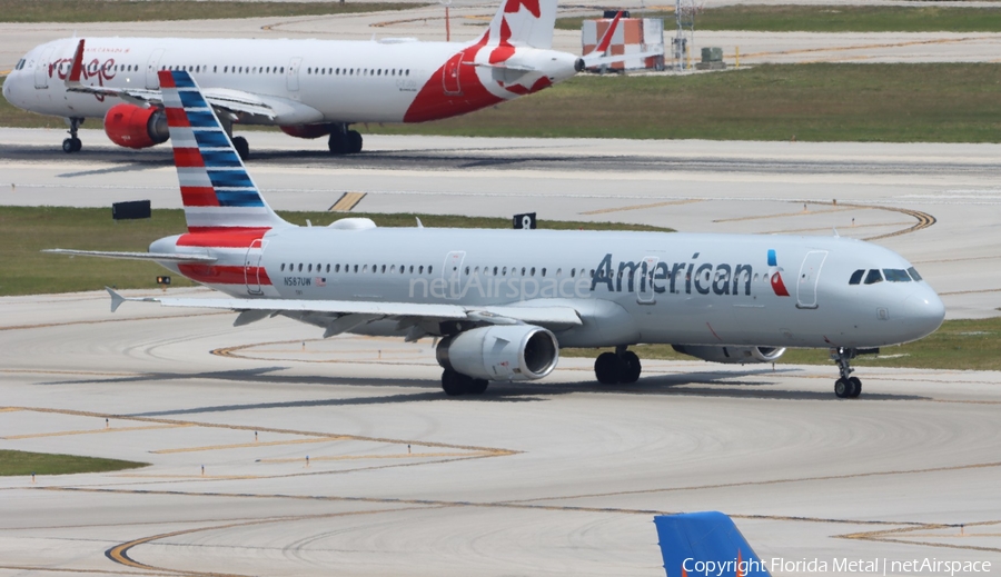 American Airlines Airbus A321-231 (N587UW) | Photo 626986