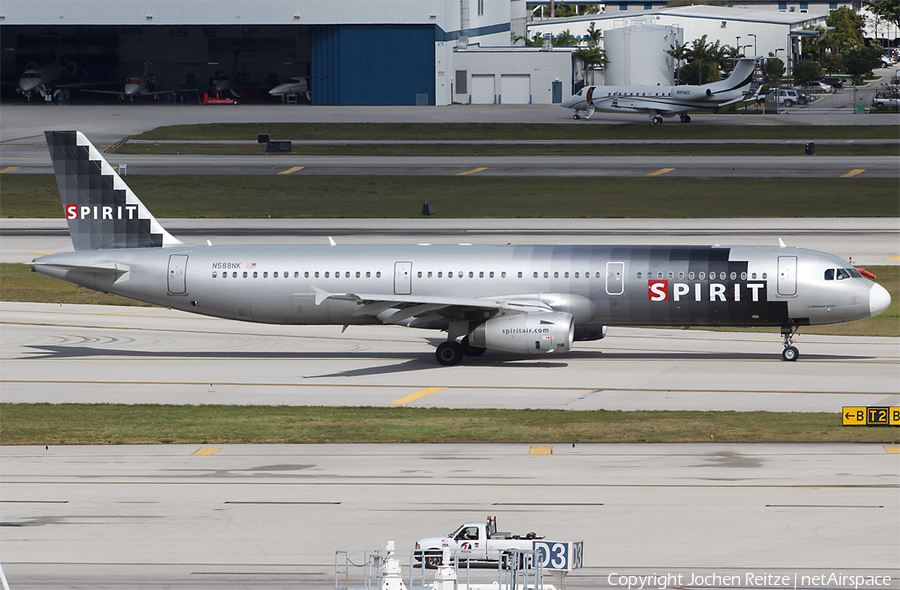 Spirit Airlines Airbus A321-231 (N588NK) | Photo 20872