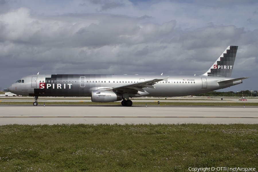 Spirit Airlines Airbus A321-231 (N588NK) | Photo 422576
