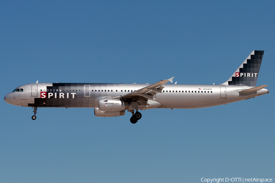 Spirit Airlines Airbus A321-231 (N588NK) | Photo 180141