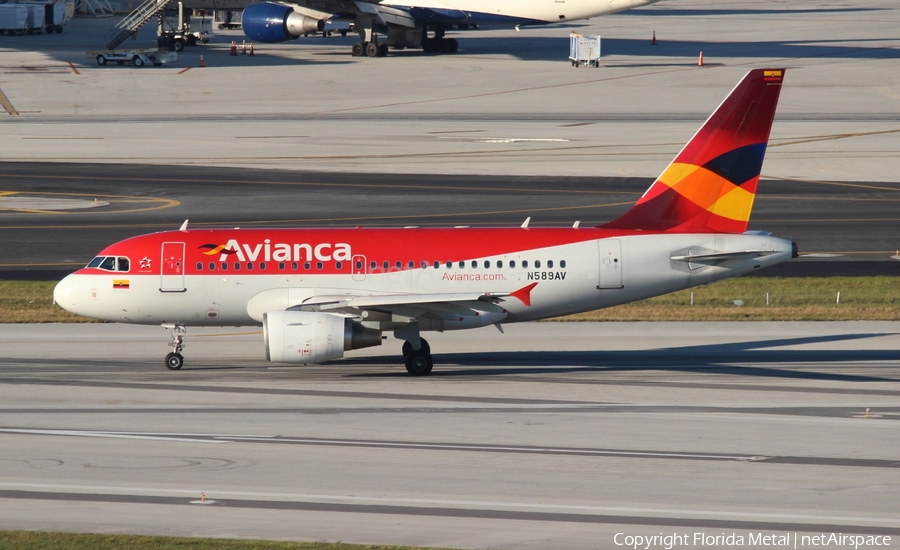 Avianca Airbus A318-111 (N589AV) | Photo 591274