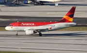 Avianca Airbus A318-111 (N589AV) at  Miami - International, United States