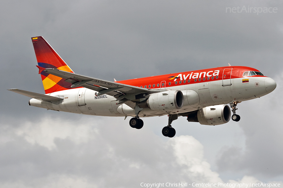Avianca Airbus A318-111 (N590EL) | Photo 4508