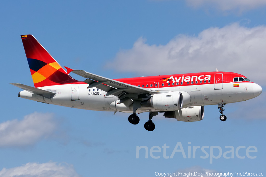 Avianca Airbus A318-111 (N592EL) | Photo 27538