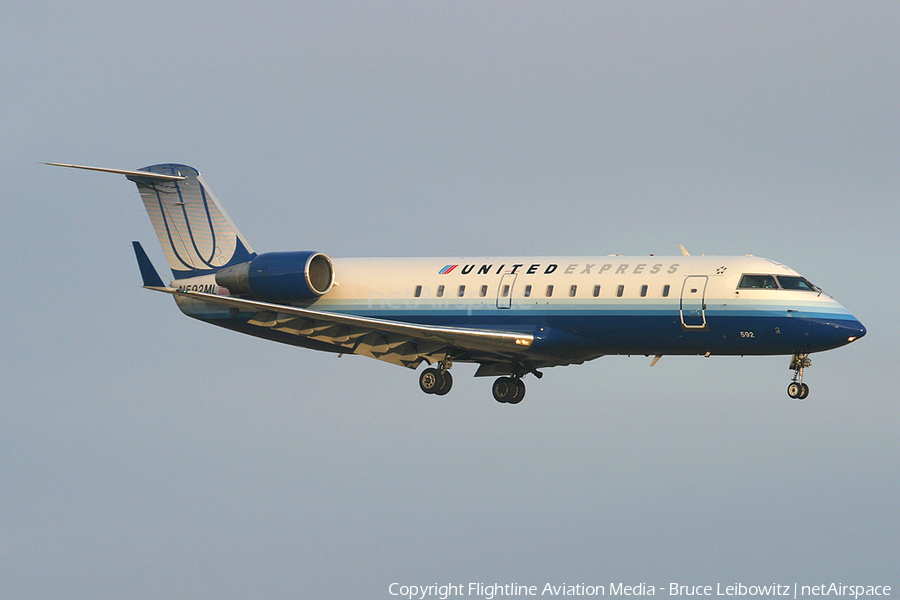 United Express (Mesa Airlines) Bombardier CRJ-200LR (N592ML) | Photo 150917