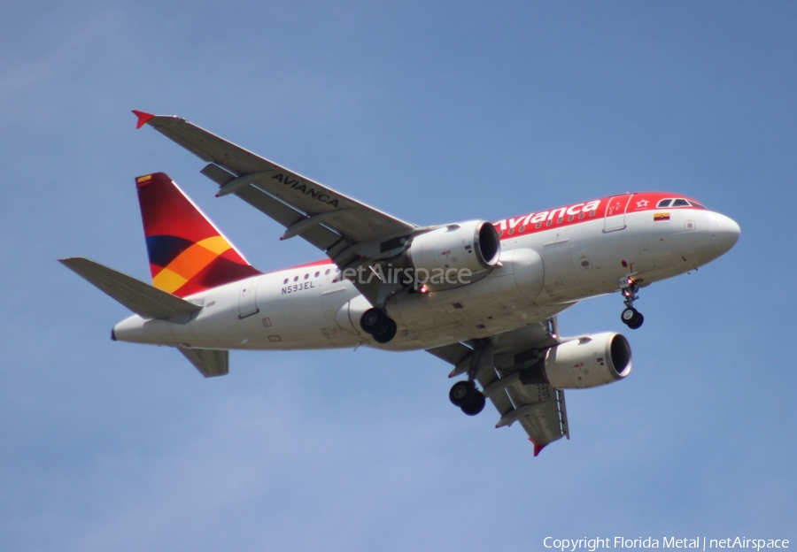 Avianca Airbus A318-111 (N593EL) | Photo 300998