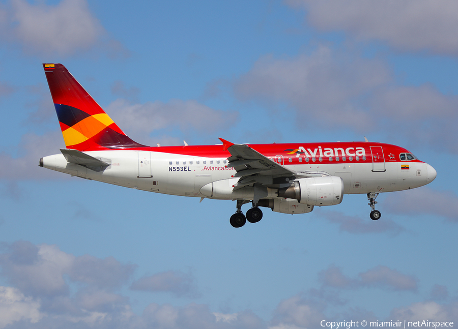 Avianca Airbus A318-111 (N593EL) | Photo 97991