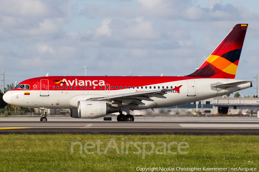 Avianca Airbus A318-111 (N594EL) | Photo 94783
