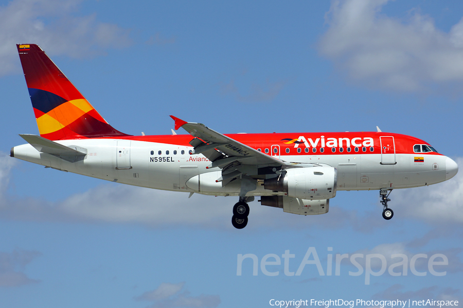 Avianca Airbus A318-111 (N595EL) | Photo 27539
