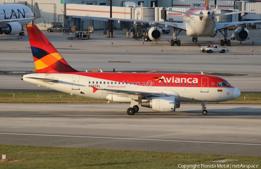 Avianca Airbus A318-111 (N597EL) | Photo 594005
